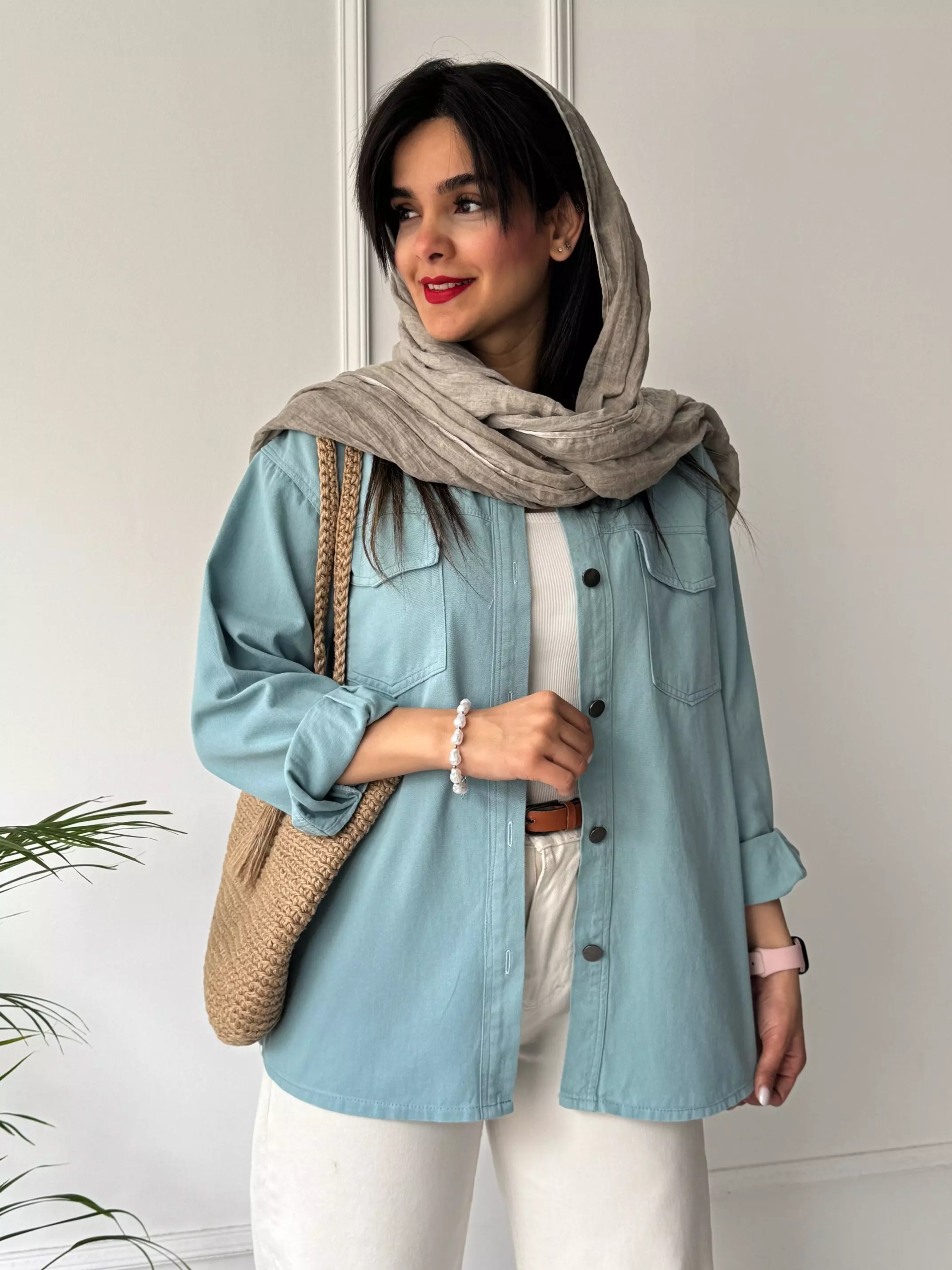 مانتو کتان نور